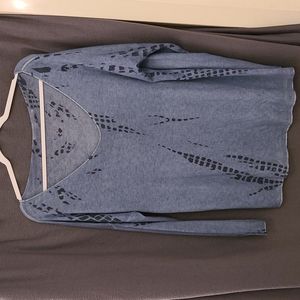 BLUE Long Sleeve Top